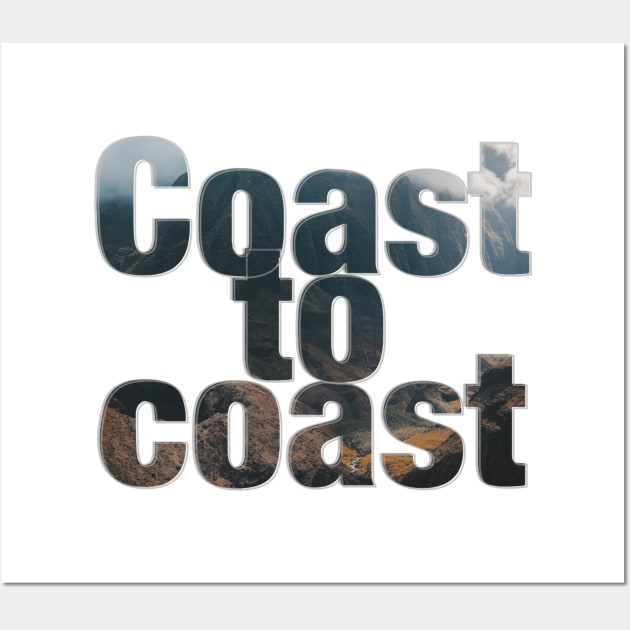 Coast to coast Wall Art by afternoontees